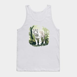 White Tiger From India Tank Top